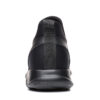 All black men hidden lift elevator shoe rear heel view pull tab height boost platform sneaker