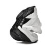 Foldable PU sole mens hidden lift elevator sneaker flexibility demonstration
