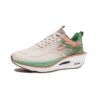 Beige Green Hidden Height Boost Running Shoes Unisex Breathable Mesh Elevated Sports Sneakers Beige green unisex hidden heel height increasing sneakers breathable mesh thick sole running sports shoes
