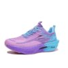 Purple Blue Gradient Hidden Height Boost Running Shoes Unisex Breathable Mesh Elevated Sneakers Purple blue gradient unisex hidden heel height increasing sneakers breathable mesh thick sole running sports shoes